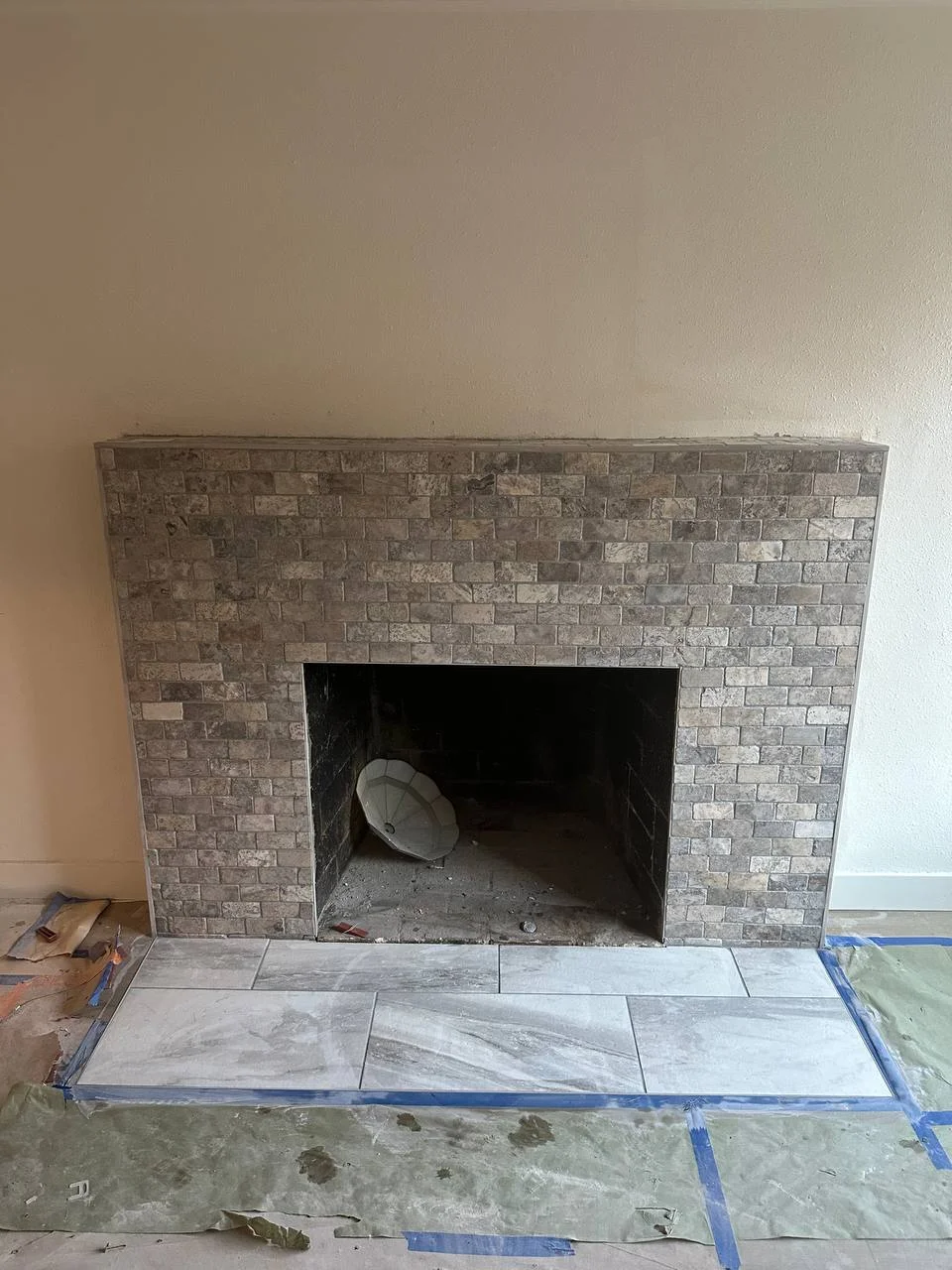 Fireplace Tile Installation