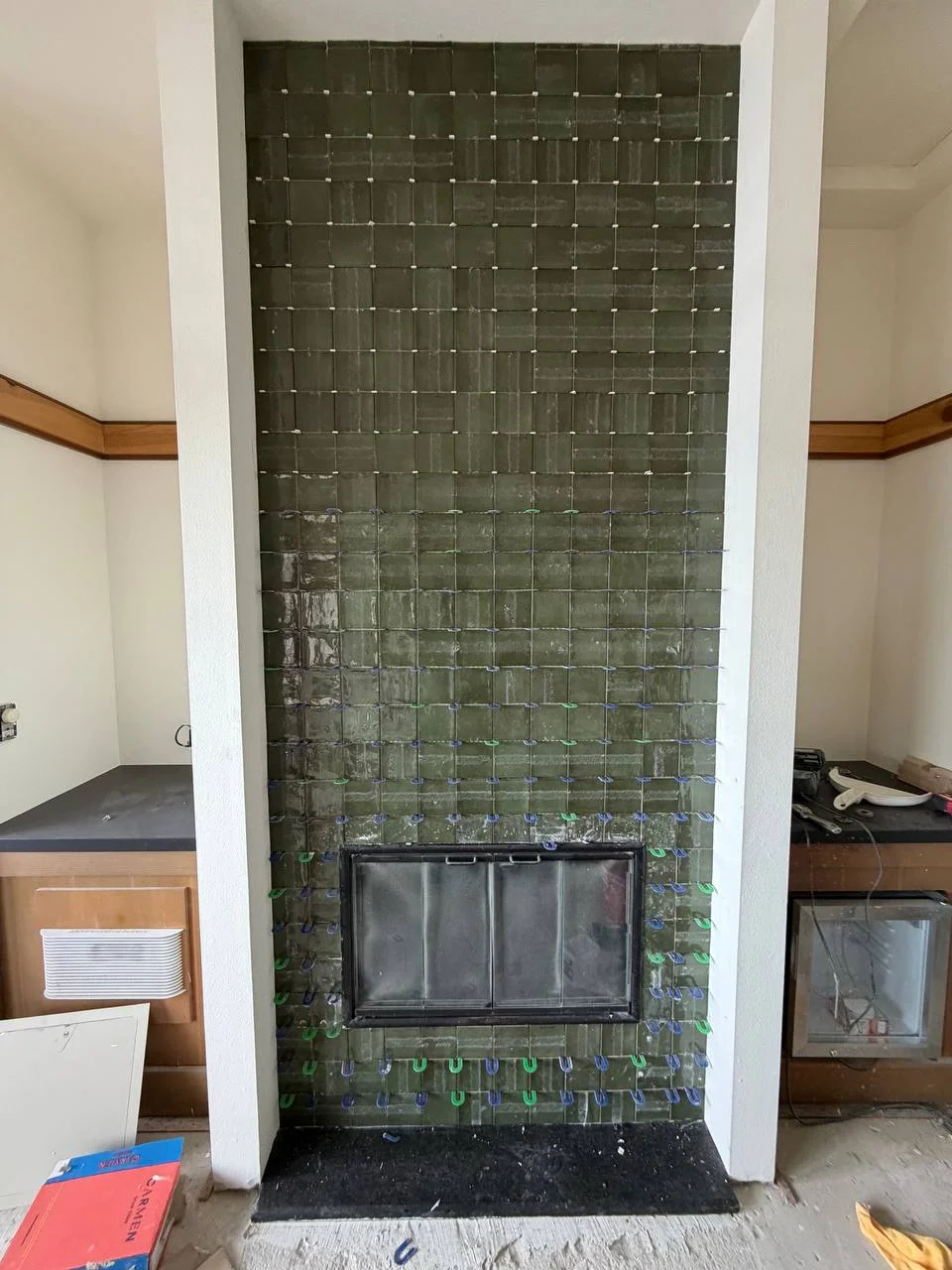 Fireplace Tile Installation